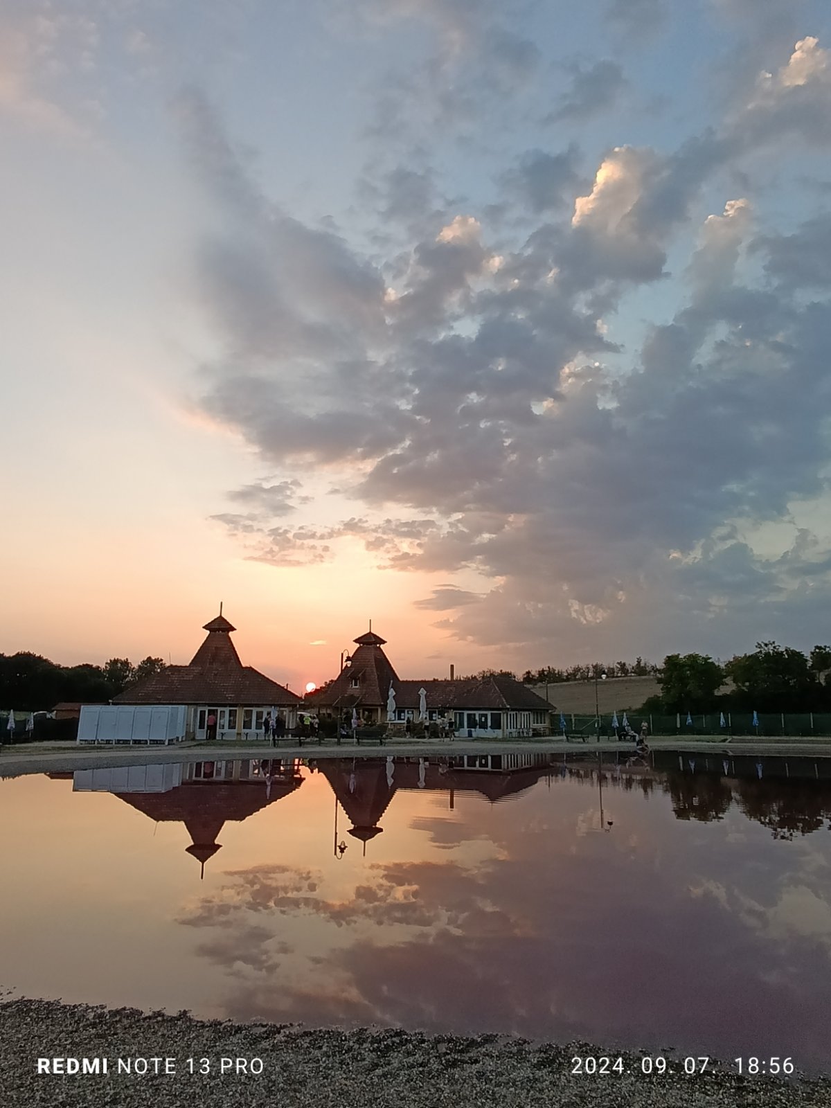 Západ slunce nad Tisou